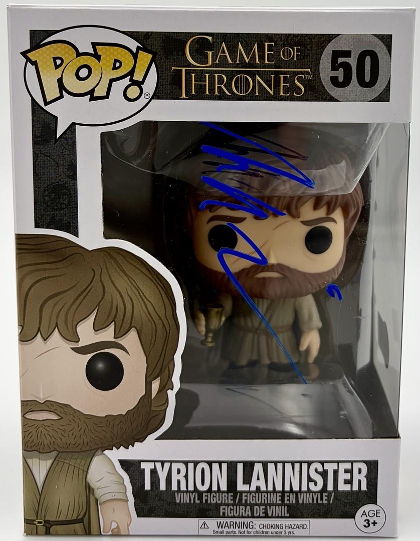 Peter Dinklage Signed Funko Pop #50 "Tyrion Lannister" (Game Of Thrones) - Beckett COA